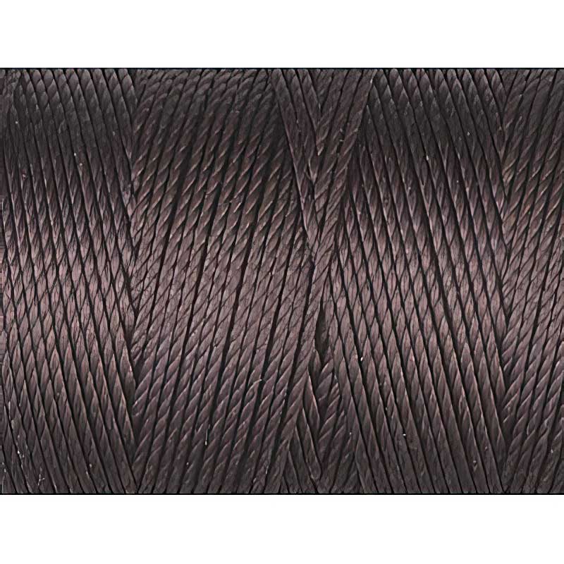 C-Lon Bead Cord - Chocolate