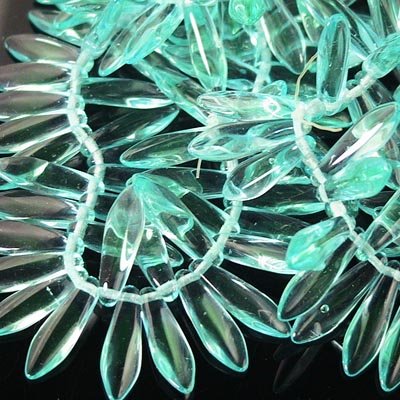 Fringe Beads Dagger Beads - 16mm - Sea Wind (25)