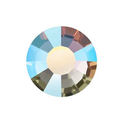 Preciosa - ss10 (2.7mm) - VIVA12 Flatback HOTFIX Rhinestones - Black Diamond AB 