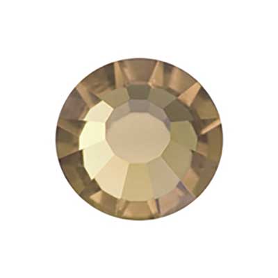 Preciosa - ss20 (4.7mm) - VIVA12 Flatback HOTFIX Rhinestones - Smoked Topaz (144