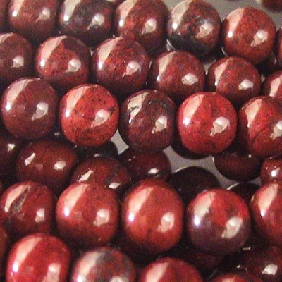 Brecciated Jasper  6 mm Round 8in
