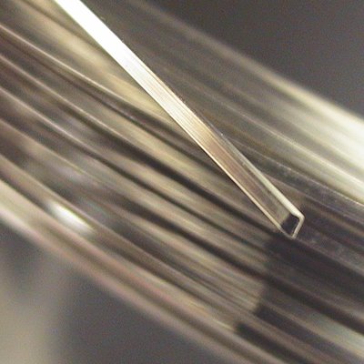 Sterling Wire - .8mm Square - Half Hard (foot)