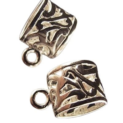 Bail - Filigree Vines - Bright Sterling