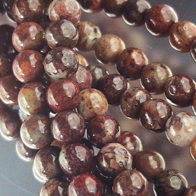 Rainbow Agate   6mm Round 8in