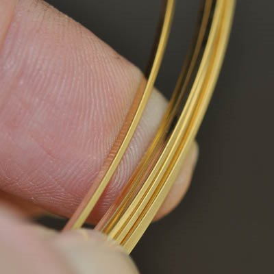 Gold-Filled Wire - 18ga Square - Soft (Inch)
