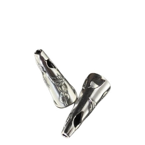 Cone Positive Negative Leaf - 23mm - Sterling