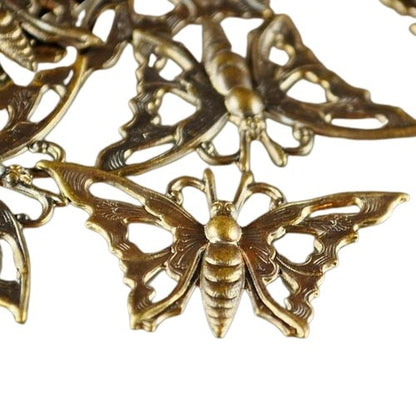 Vintaj -  Fluttery Butterfly - Natural Brass 