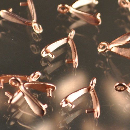 Pinch Bail Classic Squeeze-a-Bail - 12mm - Bright Copper