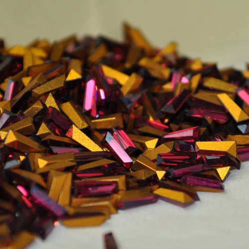 Swarovski Vintage Rhinestones - 6mm Faceted Keystone Pointed Back Foiled Rhinest