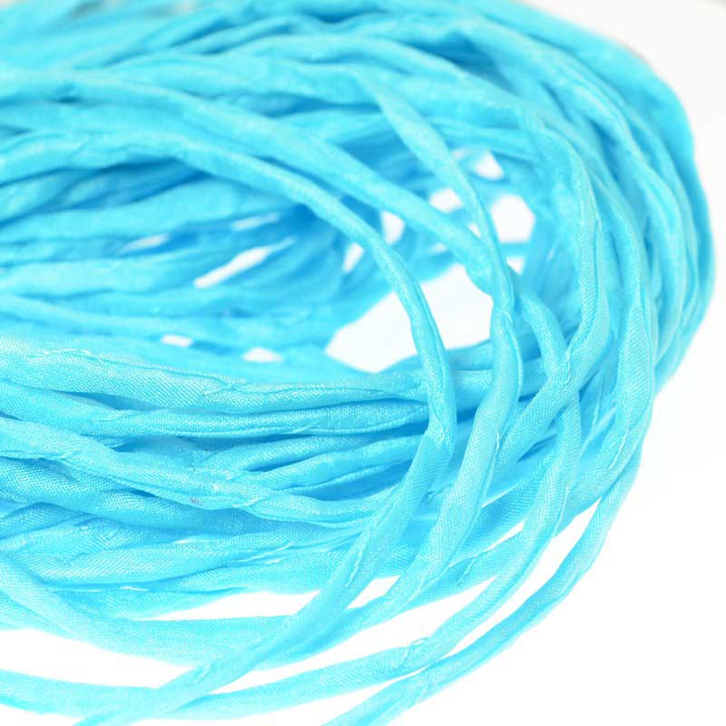 Stringing -  Silk Strings - Turquoise