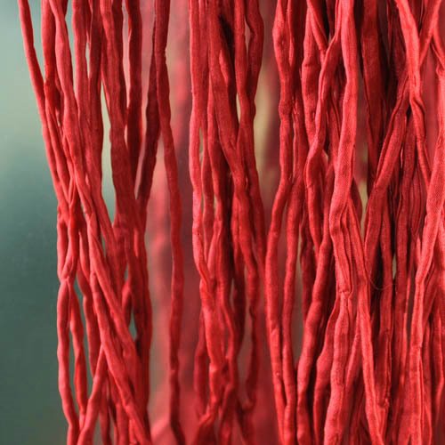 Stringing -  Silk Strings - Chinese Red