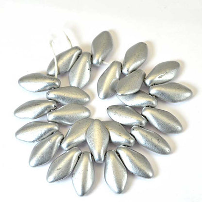 Fringe Beads Dagger Beads - 14mm - Silver Surfer (15)