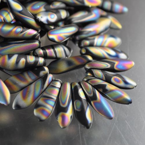 Fringe Beads Dagger Beads - 16mm - Nightclub (20)