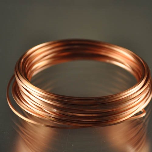 Craft Wire - 18ga - Square Wire - Non-Tarnish Copper (Parawire)