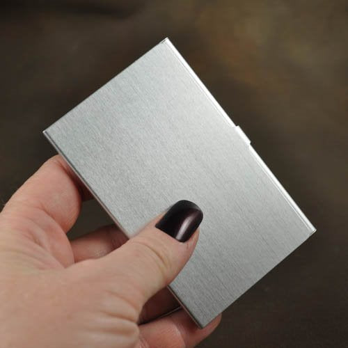 Objects -  Business Card Case - Silvertone