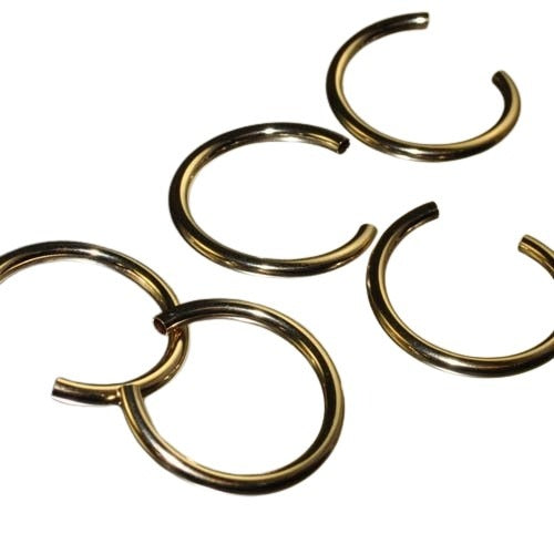 Hollow Ring Tube - Size 7 - Gold-filled