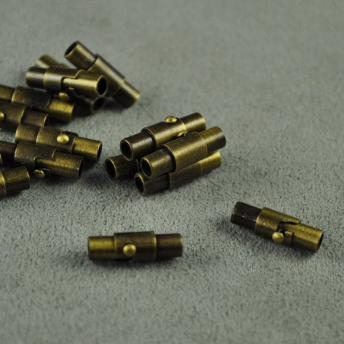 Magnetic Clasp Bayonet - 15mm - Antique Brass