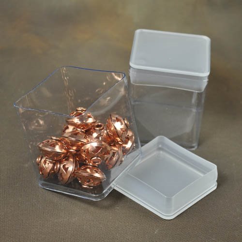 Packaging -  Square Storage or Display Bins - Clear