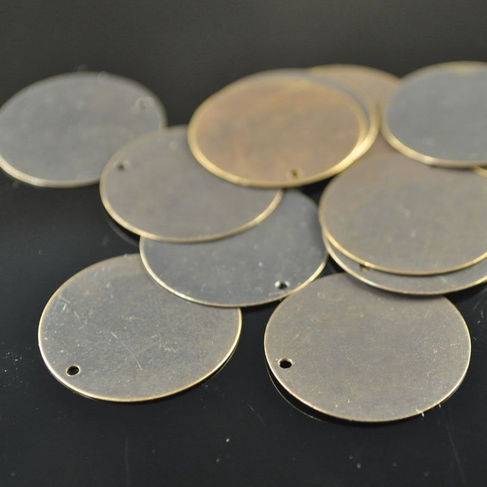 Vintaj - Small Circle - Natural Brass