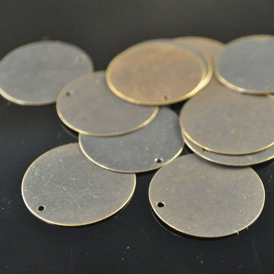 Vintaj - Small Circle - Natural Brass