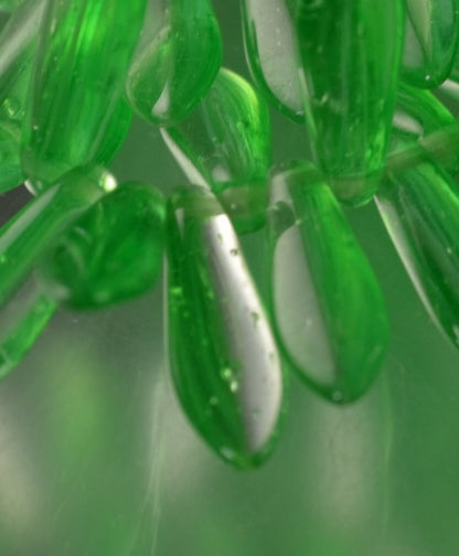 Fringe Beads Dagger Beads - 16mm - Dragon and Ice (25)