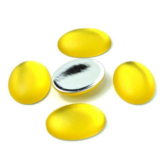 LunaSoft - Cabochon - 13.5x18.5mm - Oval - Lemon