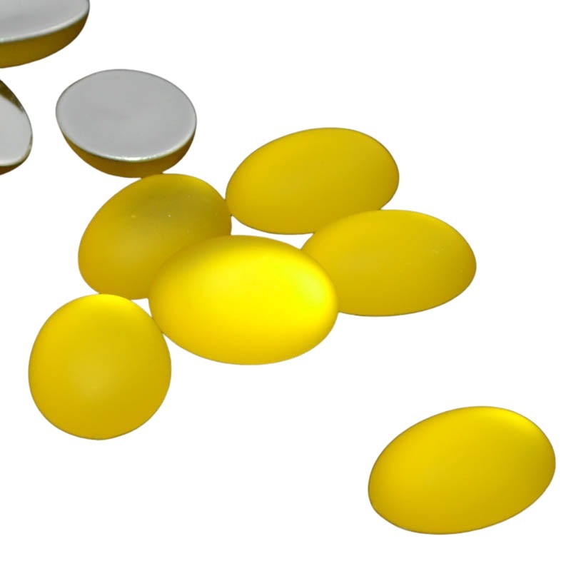 LunaSoft - Cabochon - 13.5x18.5mm - Oval - Lemon