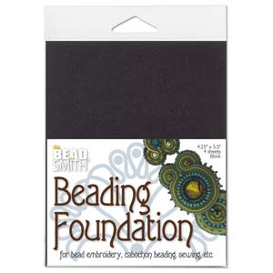 Beadsmith Beading Foundation - 4.25x5.5in - Black