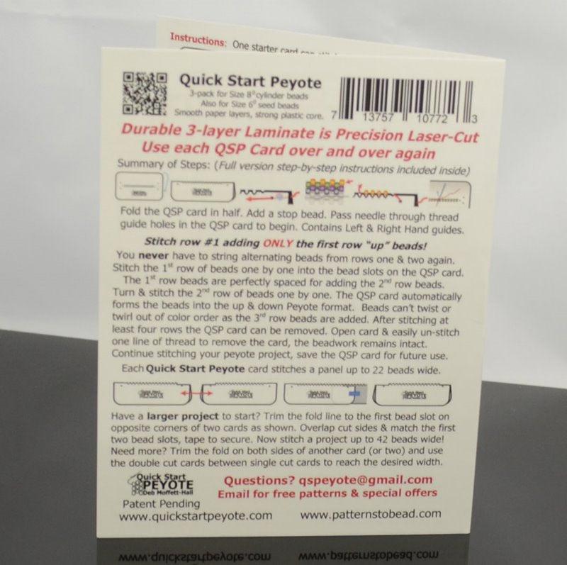 Tools -  Quick Start Peyote - for 8/0s Cylinder or 6/0s Seed (pack of 3)