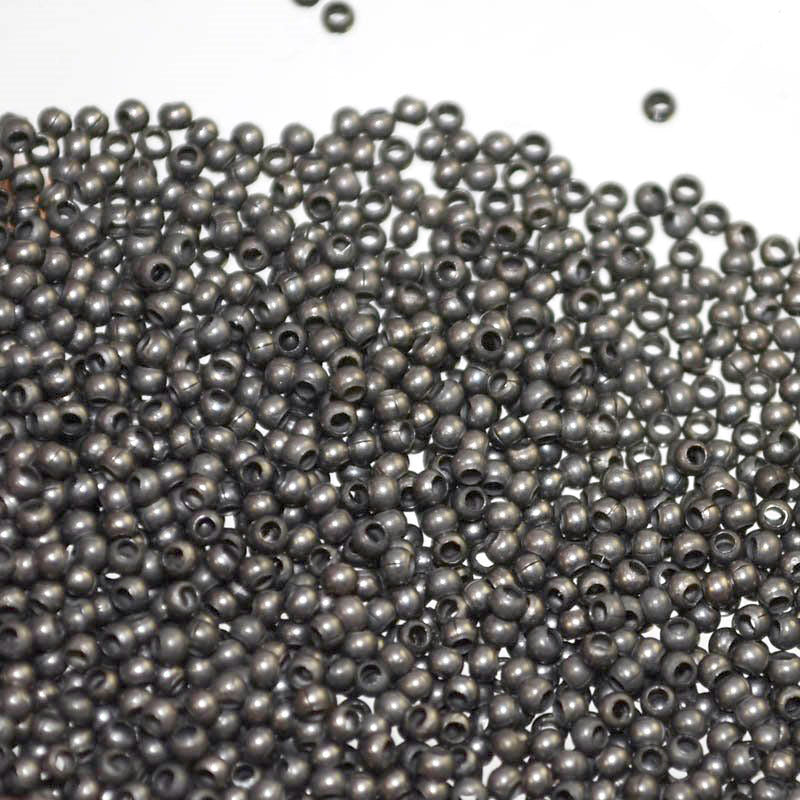 15/0 Seed Beads Metal - Antique Zinc (2 grams)