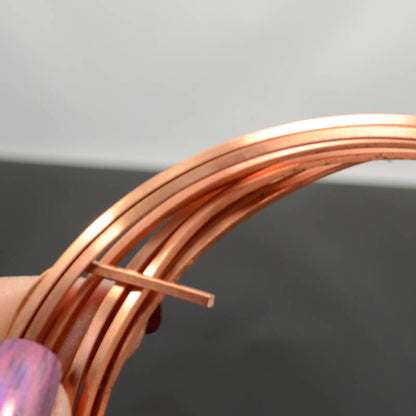 Craft Wire - 14ga - Square Wire - Dead Soft - Bare Copper