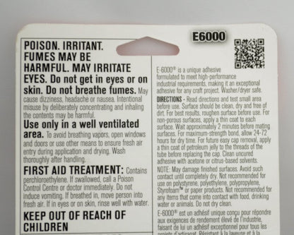 Tools - Adhesive - Tiny E6000 Glue  -  (Pack of 4)