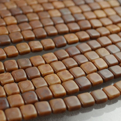 Czechmates Tiles - 6mm - Caramel Picasso (50)