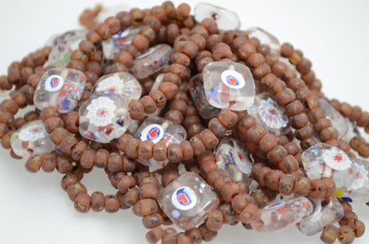 Czech Glass -  Ponies and Murrini - The Canals of Venice (strand)