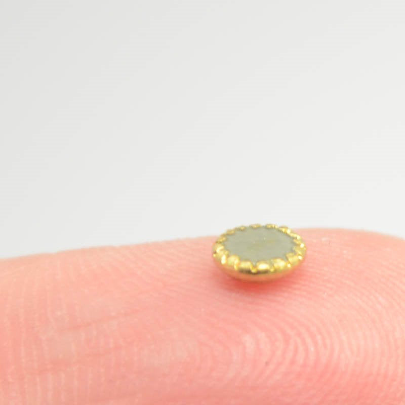 Swarovski HotFix Rhinestone -  Flatback in Bezel (2013) - Light Rose - Gold (72)