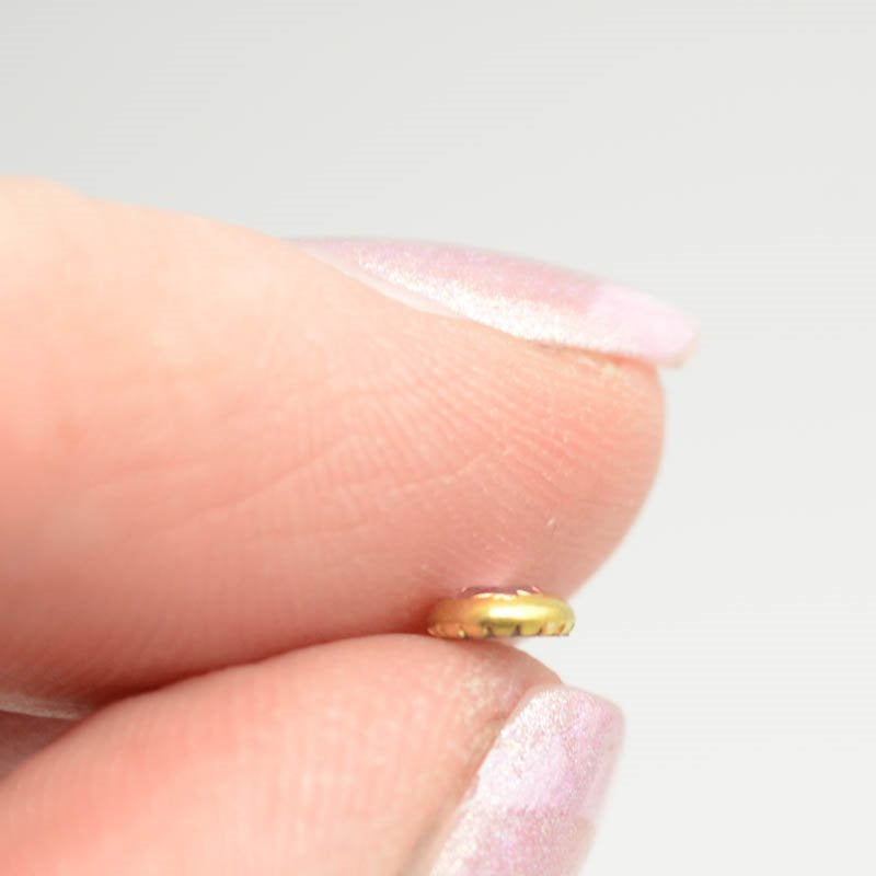 Swarovski HotFix Rhinestone -  Flatback in Bezel (2013) - Light Rose - Gold (72)