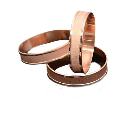 Bracelet Blank - Size 8.5 - Channel Bangle - Copper Plated