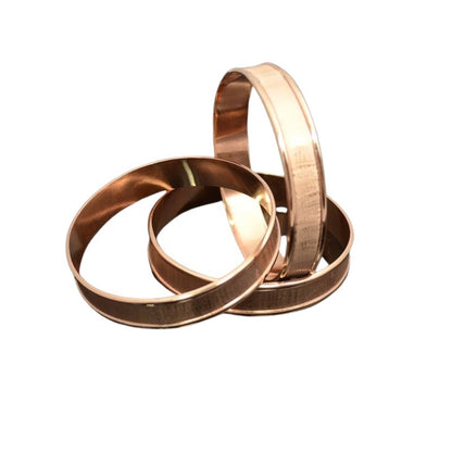 Bracelet Blank - Size 9.5 - Channel Bangle - Copper Plated