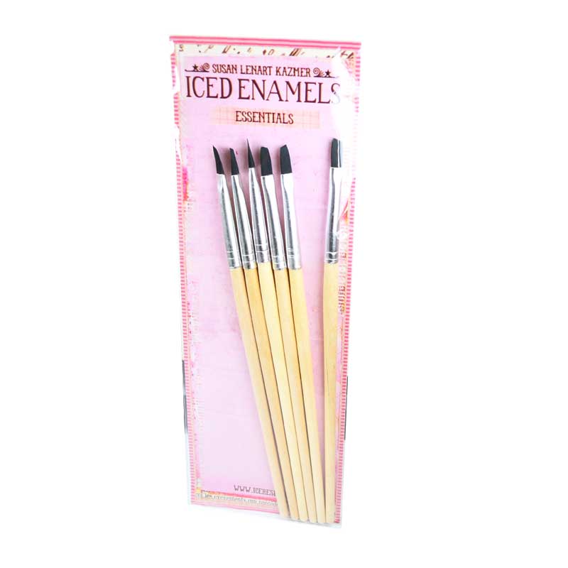 Iced Enamels Essentials -  Brushes (Pack of 6)