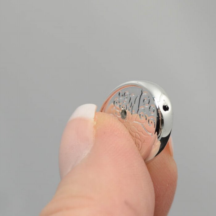 Glass Bead Turtle - Rose Red Cloud (5)