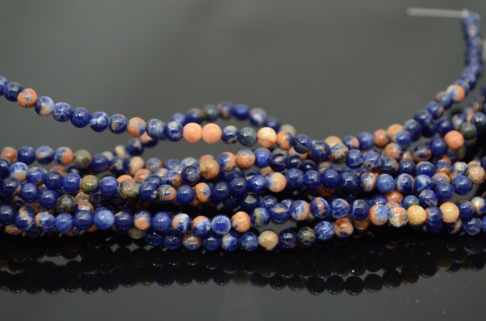 Glass Bead Turtle - Rose Red Cloud (5)