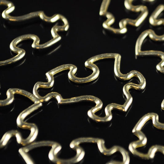 Link -  Missing Puzzle Piece - Bright Brass