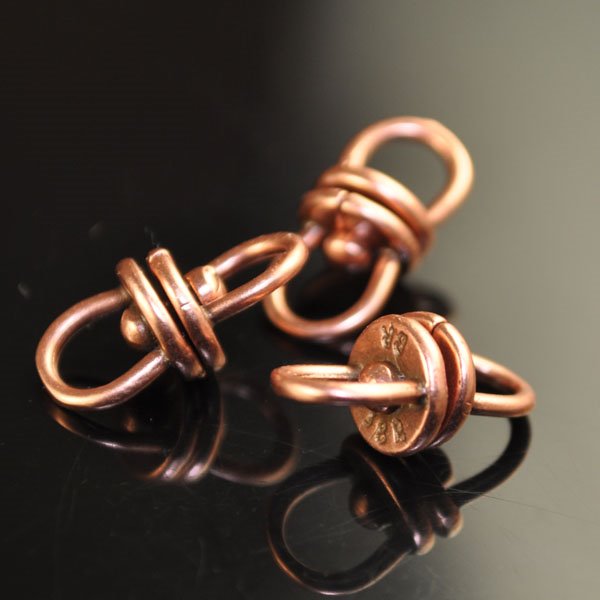 Link - 16mm Swivel - Antiqued Copper