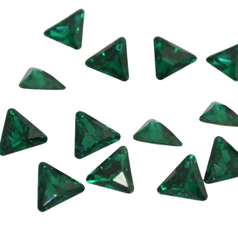 Swarovski Rhinestones Trillion Cut (Article 4722) - 8mm - Emerald
