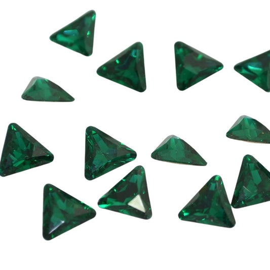 Swarovski Rhinestones Trillion Cut (Article 4722) - 8mm - Emerald