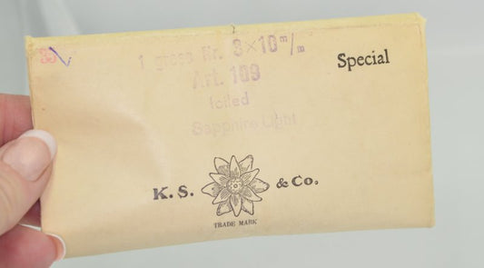 Swarovski Rhinestones - 3x10mm Baguette (Article 109/4500) - Light Sapphire (6)