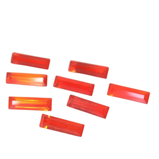 Swarovski Rhinestones - 3x10mm Baguette (Article 109/4500) - Ruby (6)