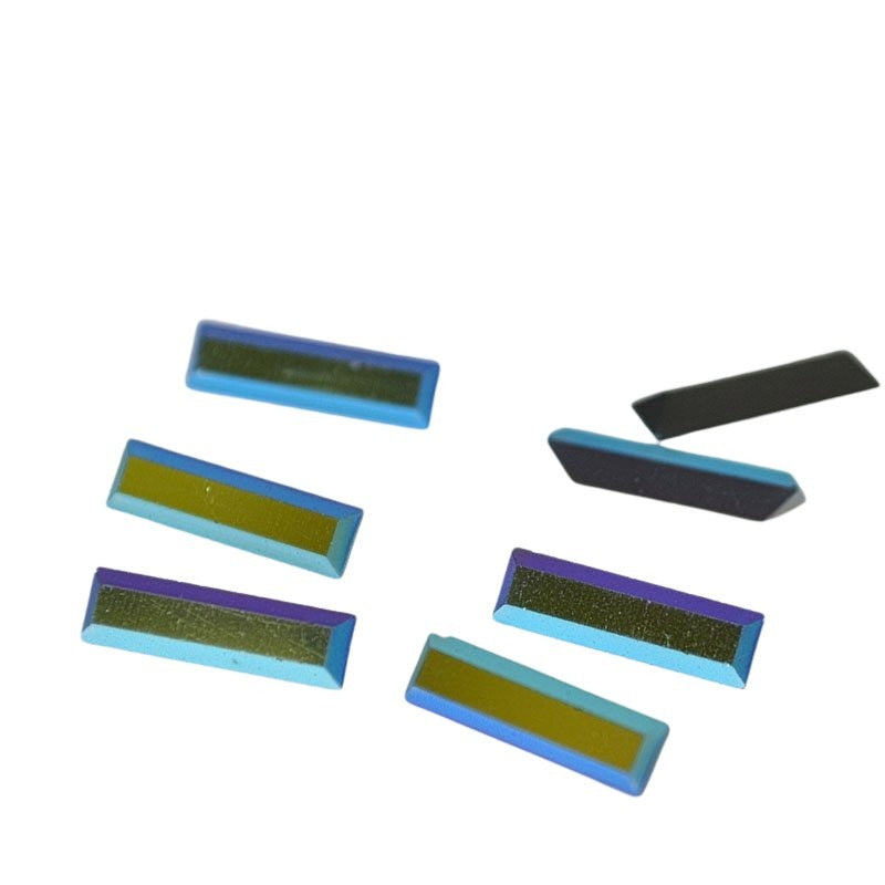 Swarovski Rhinestones - 3x10mm Baguette (Article 109/4500) - Jet AB (6)