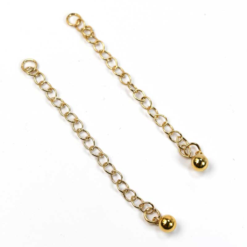 Chain Extender -  with Droplet - Gold-filled