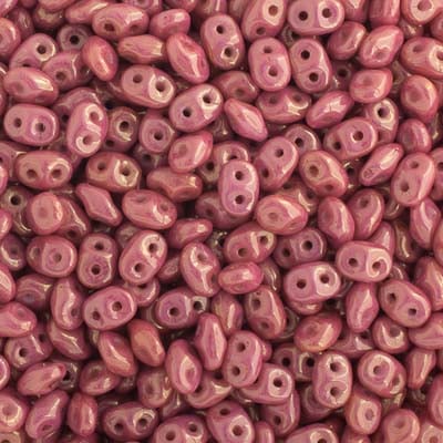 Superduos - Luster Dark Metallic Pink